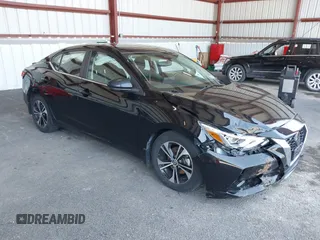 2020 Nissan Sentra SV with VIN 3N1AB8CV3LY313318, listed as a IAAI auction lot 42561962 with 25,836 mi miles and . Bid and sale history available at DreamBid. Image 1.