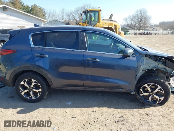 2020 Kia Sportage LX with VIN KNDPM3AC1L7791857, listed as a IAAI auction lot 41793637 with 81,182 mi miles. Bid and sale history available at carsss.com. Image 14.