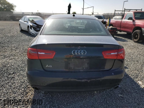 2014 Audi A6 Premium Plus with VIN WAUDFAFCXEN100850, listed as a Copart auction lot 60756835 with 67,389 mi miles and Salvage title. Bid and sale history available at DreamBid. Image 6.