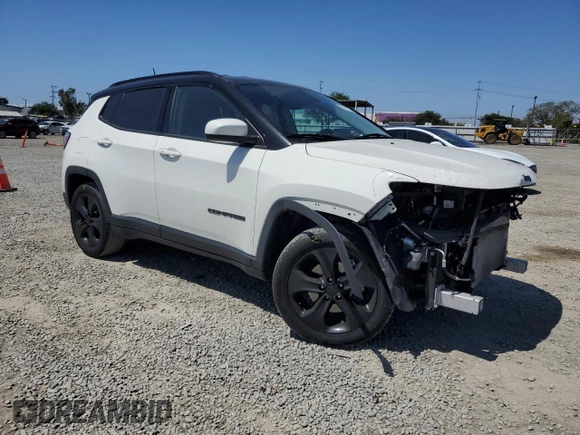 2019 Jeep Compass Altitude with VIN 3C4NJCBB5KT743181, listed as a Copart auction lot 53939405 with 88,270 mi miles and Salvage Title. Bid and sale history available at carsss.com. Image 4.