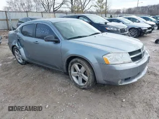 2008 Dodge Avenger SXT with VIN 1B3LC56R08N141268, listed as a IAAI auction lot 41631230 with 225,141 mi miles. Bid and sale history available at carsss.com. Image 1.