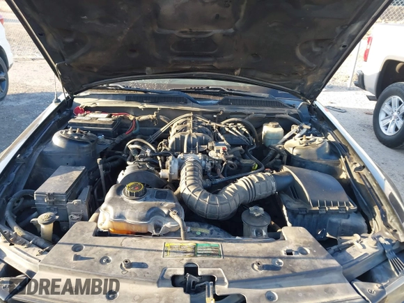 2005 Ford Mustang Deluxe with VIN 1ZVFT80N855171050, listed as a IAAI auction lot 41846189 with 186,770 mi miles. Bid and sale history available at carsss.com. Image 10.