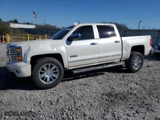 2015 Chevrolet Silverado 1500 High Country with VIN 3GCUKTEC1FG291368, listed as a Copart auction lot 46136555 with 111,729 mi miles and Salvage Title. Bid and sale history available at carsss.com. Image 1.