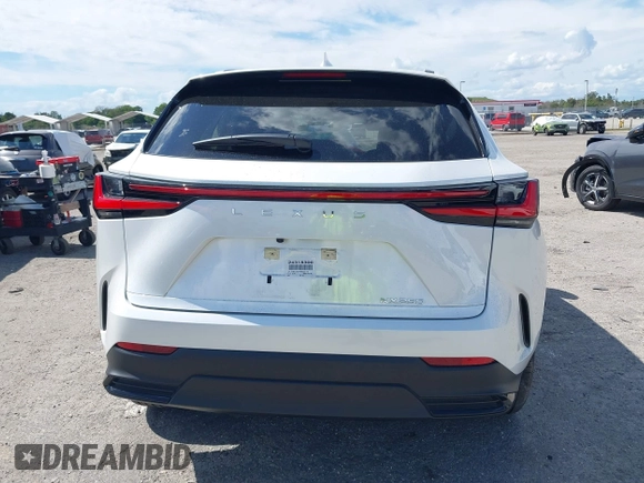 2024 Lexus NX 250 with VIN JTJADCAZ7R5022145, listed as a IAAI auction lot 41688698 with 5,699 mi miles and . Bid and sale history available at DreamBid. Image 16.