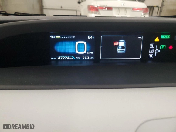 2017 Toyota Prius Two with VIN JTDKARFU1H3029974, listed as a Copart auction lot 53876755 with 47,224 mi miles and Salvage Title. Bid and sale history available at carsss.com. Image 9.
