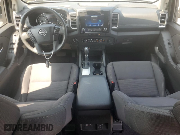 2024 Nissan Frontier SV with VIN 1N6ED1FKXRN605620, listed as a Copart auction lot 59854695 with 8,828 mi miles and Salvage title. Bid and sale history available at DreamBid. Image 8.