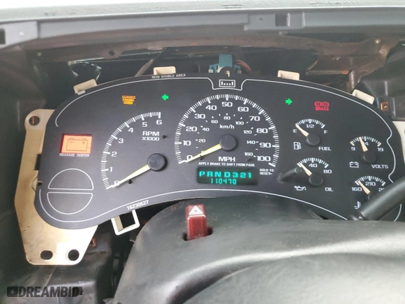2001 GMC Sierra 1500 SLE with VIN 2GTEK19T311304870, listed as a Copart auction lot 85266104 with 110,470 mi miles and Salvage Title. Bid and sale history available at carsss.com. Image 9.