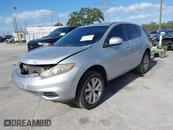 2011 Nissan Murano SL with VIN JN8AZ1MUXBW059610, listed as a IAAI auction lot 40720263 with 174,321 mi miles and . Bid and sale history available at DreamBid. Image 2.