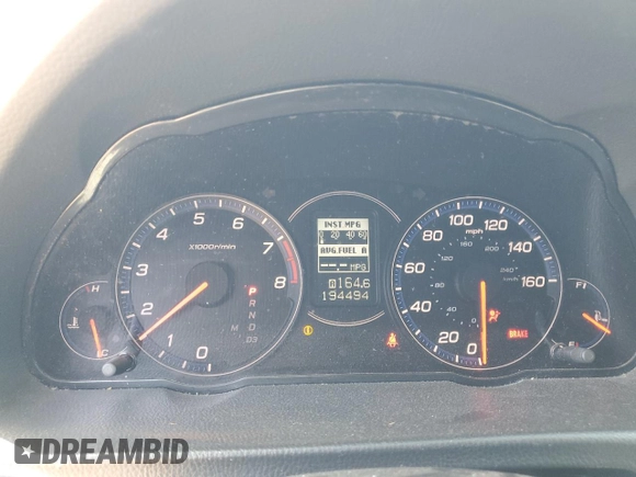 2008 Acura TSX z VIN JH4CL96878C018879, wystawiony jako Copart lot #60320255 z przebiegiem 194 494 mil mil oraz Szkoda całkowita • Salvage title. Historia ofert i sprzedaży dostępna na DreamBid. Obrazek 9.