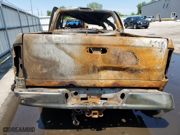 2007 Dodge Ram 2500 SLT with VIN 3D7KS28D17G840838, listed as a Copart auction lot 62551234 with 0 mi miles and Salvage Title. Bid and sale history available at carsss.com. Image 6.