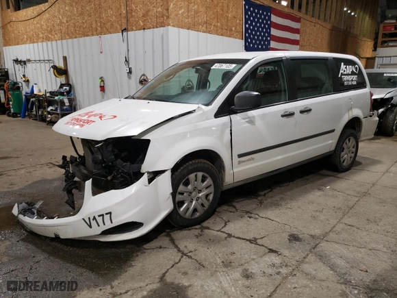 2015 Dodge Grand Caravan American Value Pkg with VIN 2C4RDGBG5FR613020, listed as a Copart auction lot 47067105 with 120,940 mi miles and Salvage Title. Bid and sale history available at carsss.com. Image 1.