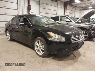 2014 Nissan Maxima SV with VIN 1N4AA5AP3EC912997, listed as a IAAI auction lot 41445338 with 98,367 mi miles and . Bid and sale history available at DreamBid. Image 1.