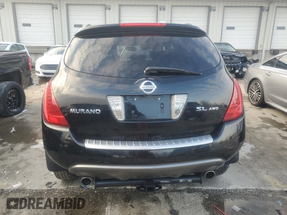 2007 Nissan Murano SL z VIN JN8AZ08W67W612248, wystawiony jako Copart lot #45649595 z przebiegiem Nie podano mil oraz Szkoda całkowita • Salvage title. Historia ofert i sprzedaży dostępna na DreamBid. Obrazek 6.
