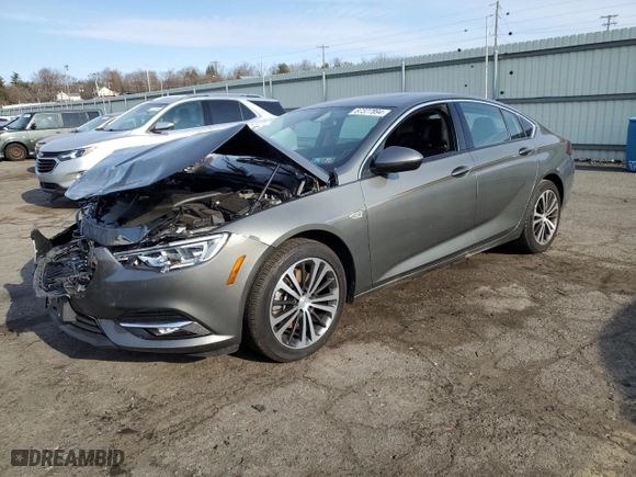 2019 Buick Regal Sportback Essence with VIN W04GR6SX7K1016236, listed as a Copart auction lot 87377894 with 38,193 mi miles and Salvage Title. Bid and sale history available at carsss.com. Image 1.