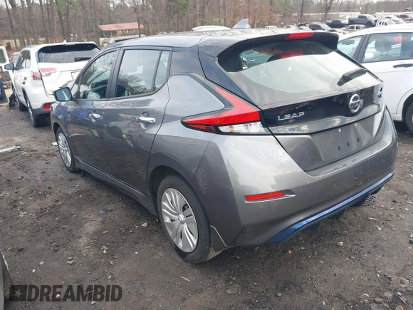 2022 Nissan LEAF S with VIN 1N4AZ1BV3NC554735, listed as a IAAI auction lot 41520034 with 32,171 mi miles and . Bid and sale history available at DreamBid. Image 3.