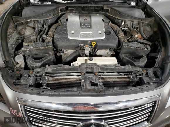 2011 Infiniti M with VIN JN1BY1AR1BM376791, listed as a Copart auction lot 43964725 with 190,460 mi miles and Salvage Title. Bid and sale history available at DreamBid. Image 11.
