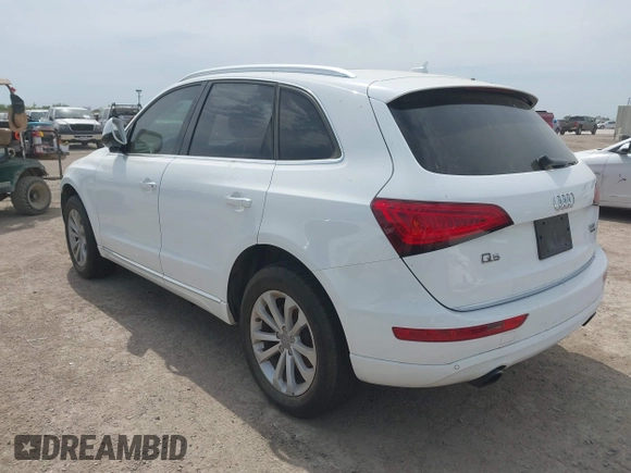 2016 Audi Q5 Premium Plus with VIN WA1L2AFP6GA038557, listed as a IAAI auction lot 42071248 with 188,772 mi miles. Bid and sale history available at carsss.com. Image 3.
