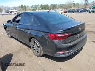 2024 Volkswagen Jetta Sport with VIN 3VWBM7BU6RM011808, listed as a IAAI auction lot 42082762 with 4,656 mi miles and . Bid and sale history available at DreamBid. Image 3.