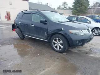 2009 Nissan Murano LE with VIN JN8AZ18W69W100482, listed as a IAAI auction lot 41656495 with 113,361 mi miles. Bid and sale history available at carsss.com. Image 1.
