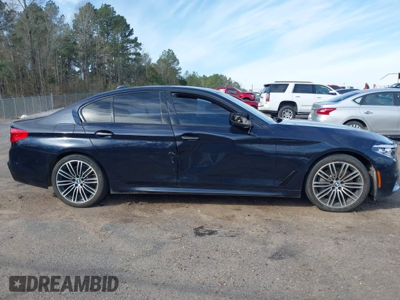 2018 BMW 5 Series 530i with VIN WBAJA5C50JWA35707, listed as a IAAI auction lot 41722656 with 137,619 mi miles and . Bid and sale history available at DreamBid. Image 13.