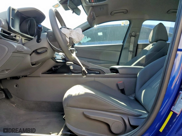 2023 Hyundai Elantra SEL with VIN KMHLM4AG5PU374252, listed as a Copart auction lot 46726655 with 55,779 mi miles and Salvage Title. Bid and sale history available at carsss.com. Image 7.