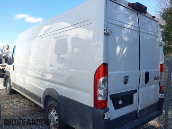 2018 Ram ProMaster Cargo with VIN 3C6URVJG6JE141767, listed as a IAAI auction lot 41533451 with 92,184 mi miles. Bid and sale history available at carsss.com. Image 3.