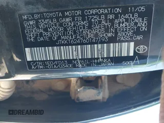 2006 Scion xA with VIN JTKKT624760147193, listed as a IAAI auction lot 42016574 with 245,067 mi miles. Bid and sale history available at carsss.com. Image 9.