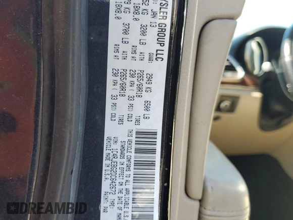 2013 Jeep Grand Cherokee Limited with VIN 1C4RJEBG2DC642672, listed as a Copart auction lot 87717305 with 253,878 mi miles and Salvage Title. Bid and sale history available at carsss.com. Image 15.
