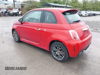 2015 FIAT 500 Abarth with VIN 3C3CFFFH9FT721798, listed as a IAAI auction lot 41946325 with 134,991 mi miles. Bid and sale history available at carsss.com. Image 3.