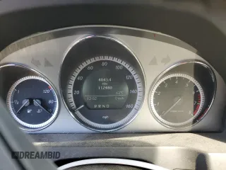 2011 Mercedes-Benz C 300 Sport with VIN WDDGF8BBXBR142614, listed as a Copart auction lot 42601125 with 112,480 mi miles and Salvage Title. Bid and sale history available at carsss.com. Image 9.