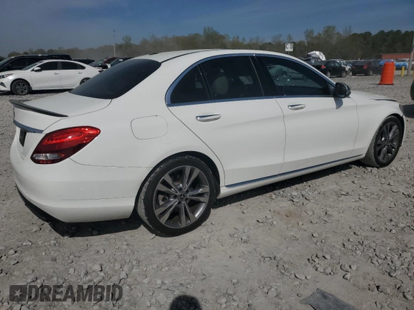 2018 Mercedes-Benz C with VIN 55SWF4JB8JU237921, listed as a Copart auction lot 51014065 with 68,029 mi miles and Salvage Title. Bid and sale history available at carsss.com. Image 3.