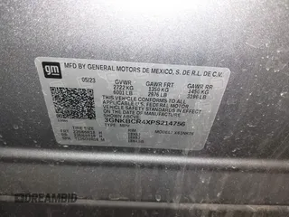 2023 Chevrolet Blazer LT z VIN 3GNKBCR4XPS214756, wystawiony jako IAAI lot #42097217 z przebiegiem 26 783 mil mil oraz . Historia ofert i sprzedaży dostępna na DreamBid. Obrazek 9.