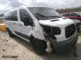 2017 Ford Transit Wagon XL with VIN 1FBZX2ZMXHKA05361, listed as a IAAI auction lot 41852894 with 176,856 mi miles. Bid and sale history available at carsss.com. Image 1.