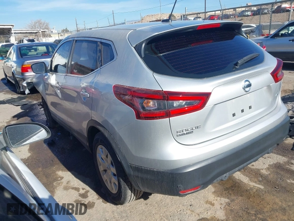 2020 Nissan Rogue Sport SL with VIN JN1BJ1CWXLW361803, listed as a IAAI auction lot 41141947 with 57,801 mi miles. Bid and sale history available at carsss.com. Image 3.