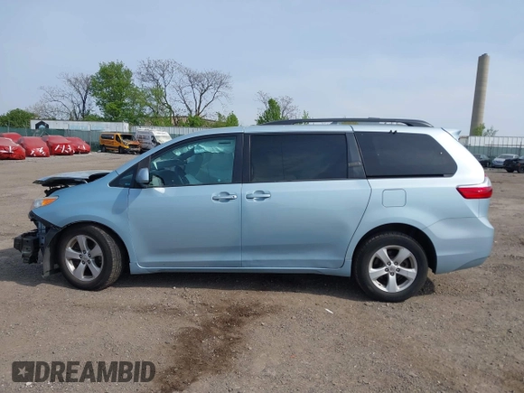 2016 Toyota Sienna LE AAS with VIN 5TDKK3DC4GS701298, listed as a IAAI auction lot 42115591 with 94,729 mi miles and . Bid and sale history available at DreamBid. Image 13.