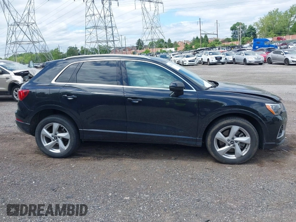 2022 Audi Q3 Premium with VIN WA1AUCF37N1031270, listed as a IAAI auction lot 42297083 with 36,620 mi miles and . Bid and sale history available at DreamBid. Image 14.
