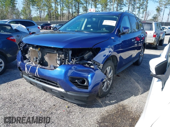 2020 Nissan Pathfinder SL with VIN 5N1DR2CN7LC594496, listed as a IAAI auction lot 41760341 with 108,006 mi miles. Bid and sale history available at carsss.com. Image 2.