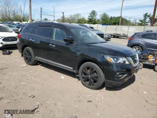 2017 Nissan Pathfinder S with VIN 5N1DR2MM5HC672187, listed as a Copart auction lot 54257755 with 114,928 mi miles and Clean Title. Bid and sale history available at carsss.com. Image 4.