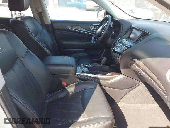 2013 Infiniti JX35 with VIN 5N1AL0MN7DC340246, listed as a IAAI auction lot 42030072 with 195,483 mi miles and . Bid and sale history available at DreamBid. Image 5.