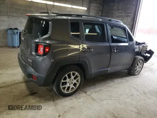 2020 Jeep Renegade Latitude with VIN ZACNJBBB9LPL18157, listed as a Copart auction lot 56581795 with 37,282 mi miles and Salvage title. Bid and sale history available at DreamBid. Image 3.
