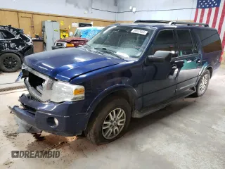 2011 Ford Expedition Max XLT with VIN 1FMJK1J57BEF01662, listed as a Copart auction lot 59852665 with 158,062 mi miles and Salvage title. Bid and sale history available at DreamBid. Image 1.
