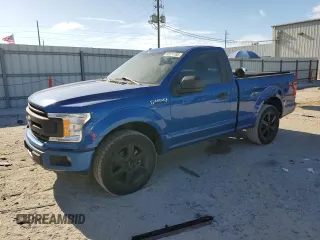 2018 Ford F-150 XL with VIN 1FTMF1CP0JKD43444, listed as a Copart auction lot 62571185 with 66,008 mi miles and Salvage title. Bid and sale history available at DreamBid. Image 1.