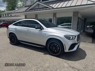 2021 Mercedes-Benz GLE 53 AMG with VIN 4JGFD6BB0MA398662, listed as a Copart auction lot 59420235 with 102,230 mi miles and Clean title. Bid and sale history available at DreamBid. Image 1.