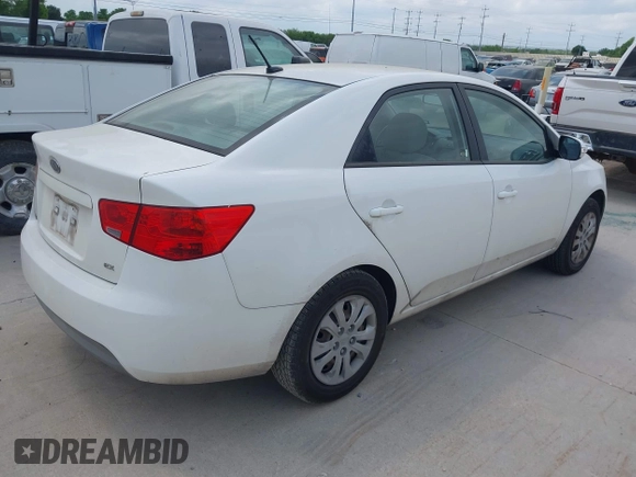 2010 Kia Forte EX with VIN KNAFU4A20A5298508, listed as a IAAI auction lot 42055396 with 250,843 mi miles. Bid and sale history available at carsss.com. Image 4.