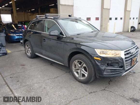 2019 Audi Q5 Premium with VIN WA1ANAFY5K2039094, listed as a IAAI auction lot 41333509 with 45,956 mi miles. Bid and sale history available at carsss.com. Image 1.