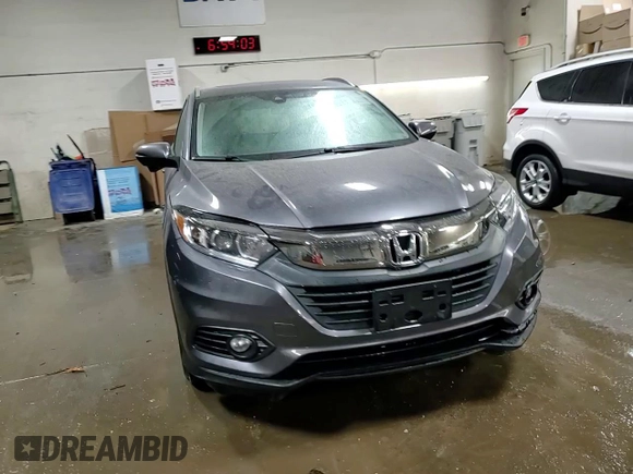 2021 Honda HR-V EX with VIN 3CZRU6H51MM720547, listed as a Copart auction lot 44375115 with 39,407 mi miles and Salvage Title. Bid and sale history available at carsss.com. Image 13.