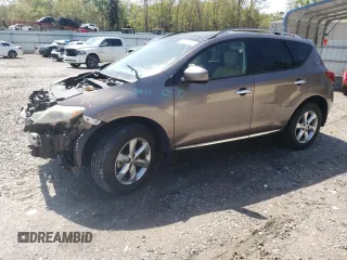 2010 Nissan Murano S with VIN JN8AZ1MU8AW018438, listed as a Copart auction lot 51287815 with 103,695 mi miles and Salvage Title. Bid and sale history available at carsss.com. Image 1.