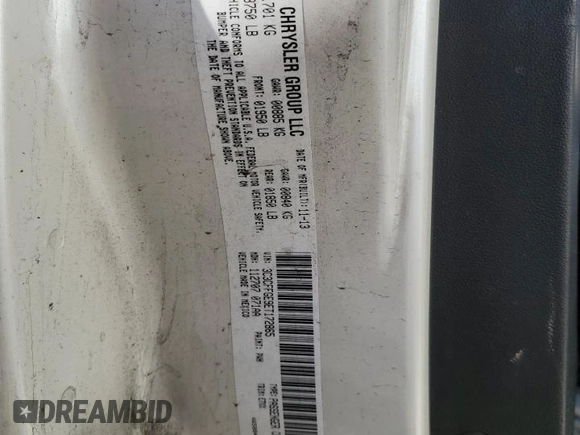 2014 FIAT 500e with VIN 3C3CFFGE9ET172865, listed as a Copart auction lot 76743054 with 87,791 mi miles and Salvage Title. Bid and sale history available at carsss.com. Image 14.