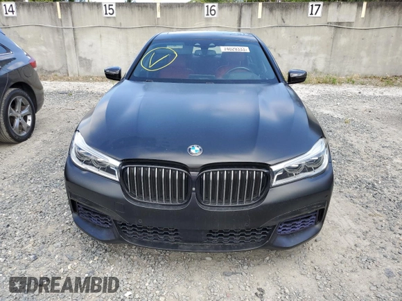 2017 BMW 7 Series with VIN WBA7F2C30HG423403, listed as a Copart auction lot 74029333 with 51,212 mi miles and . Bid and sale history available at DreamBid. Image 5.