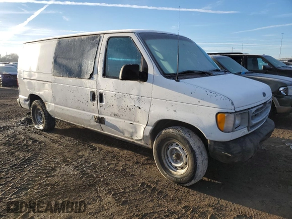 2001 Ford Econoline Cargo with VIN 1FTRE142X1HA65337, listed as a Copart auction lot 64150804 with 219,274 mi miles and Non Repairable. Bid and sale history available at DreamBid. Image 4.